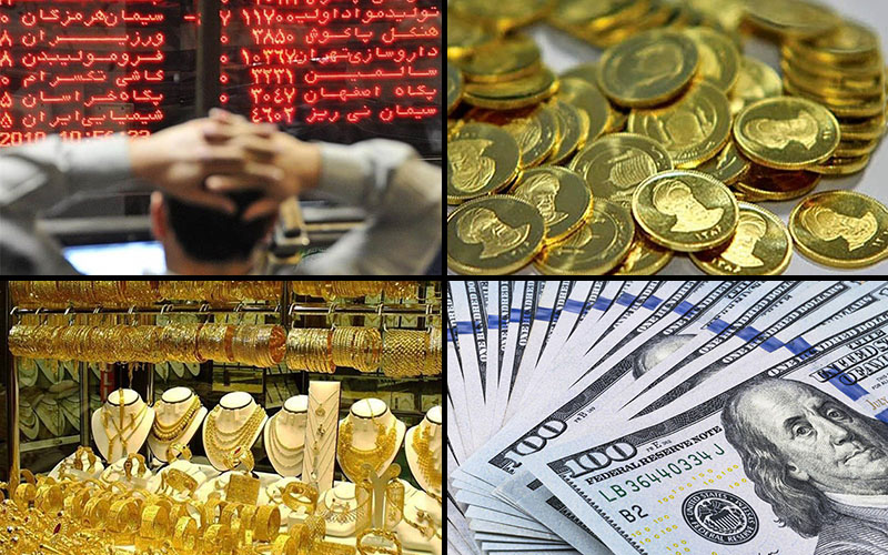 برندگان و بازندگان بازار در بهمن ماه/بورس به دلار و طلا باخت