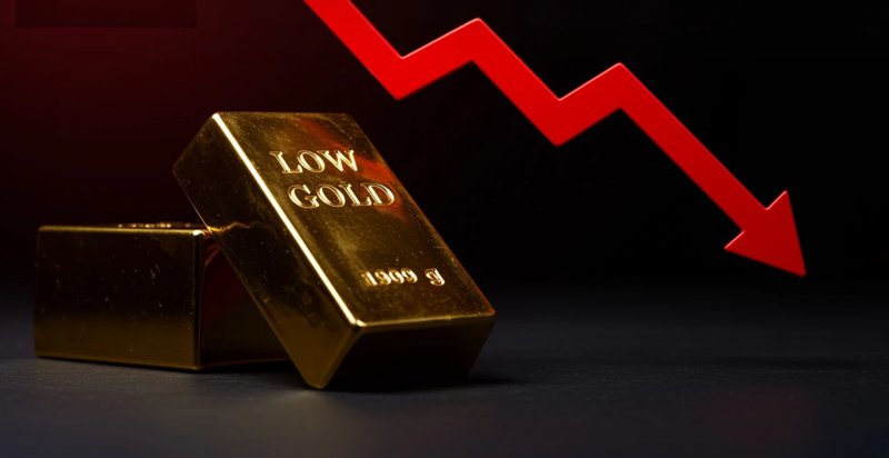 کاهش قیمت جهانی طلا