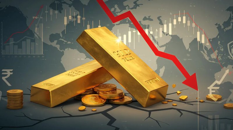 دلیل کاهش دوباره قیمت طلا